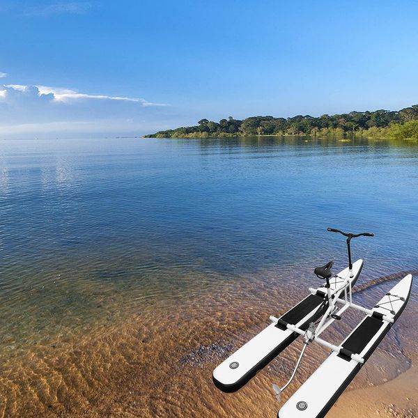  Water Bikes, Inflatable Kayak Bikeboat for Lake, Water Sports  Touring Kayaks Sea Pedal Bicycle Boat for Sport Fun Fishing : Sports &  Outdoors