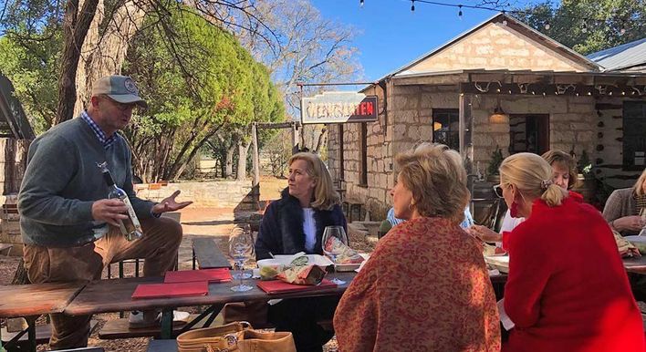 winery tour in fredericksburg tx