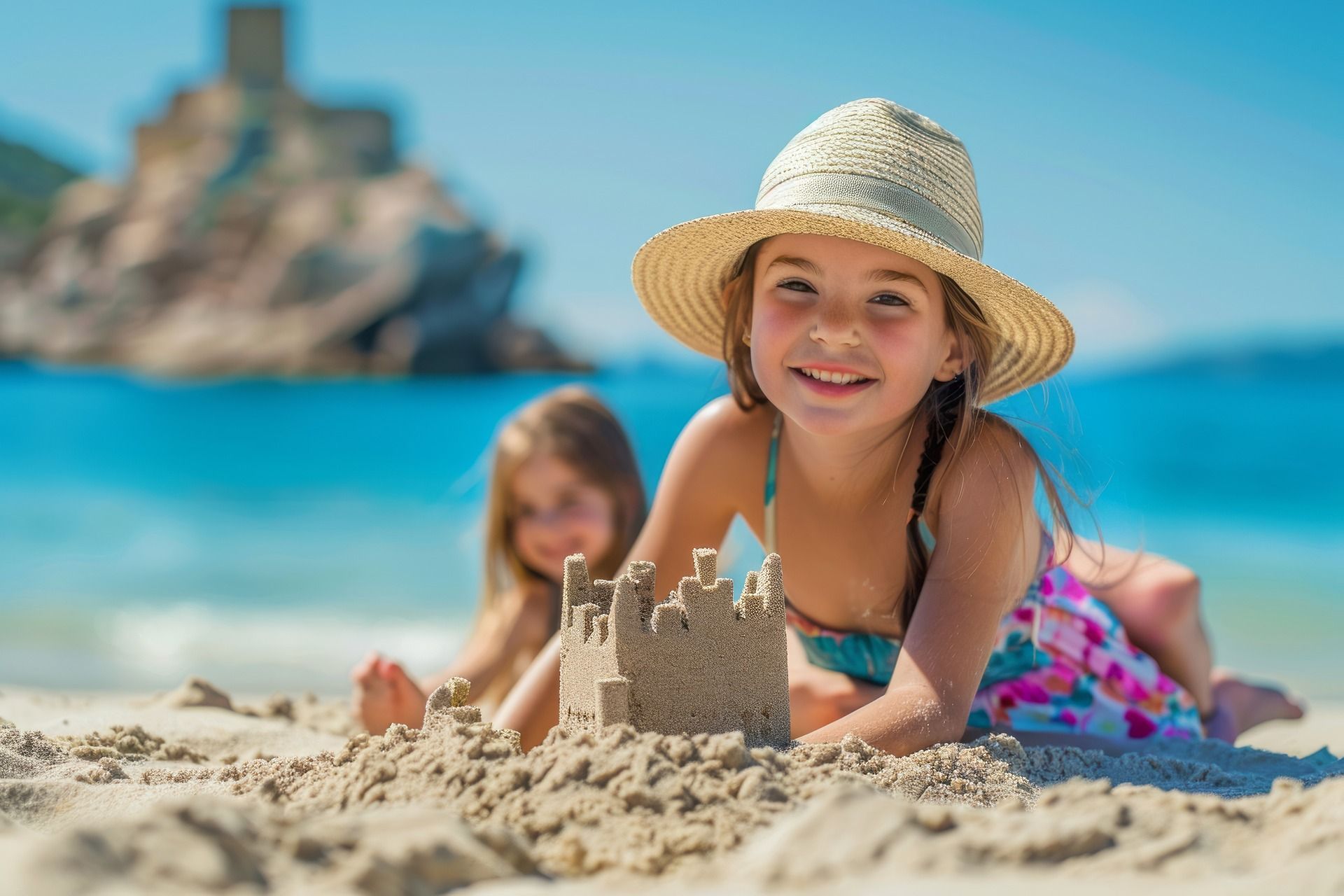 Children - Sunbathing