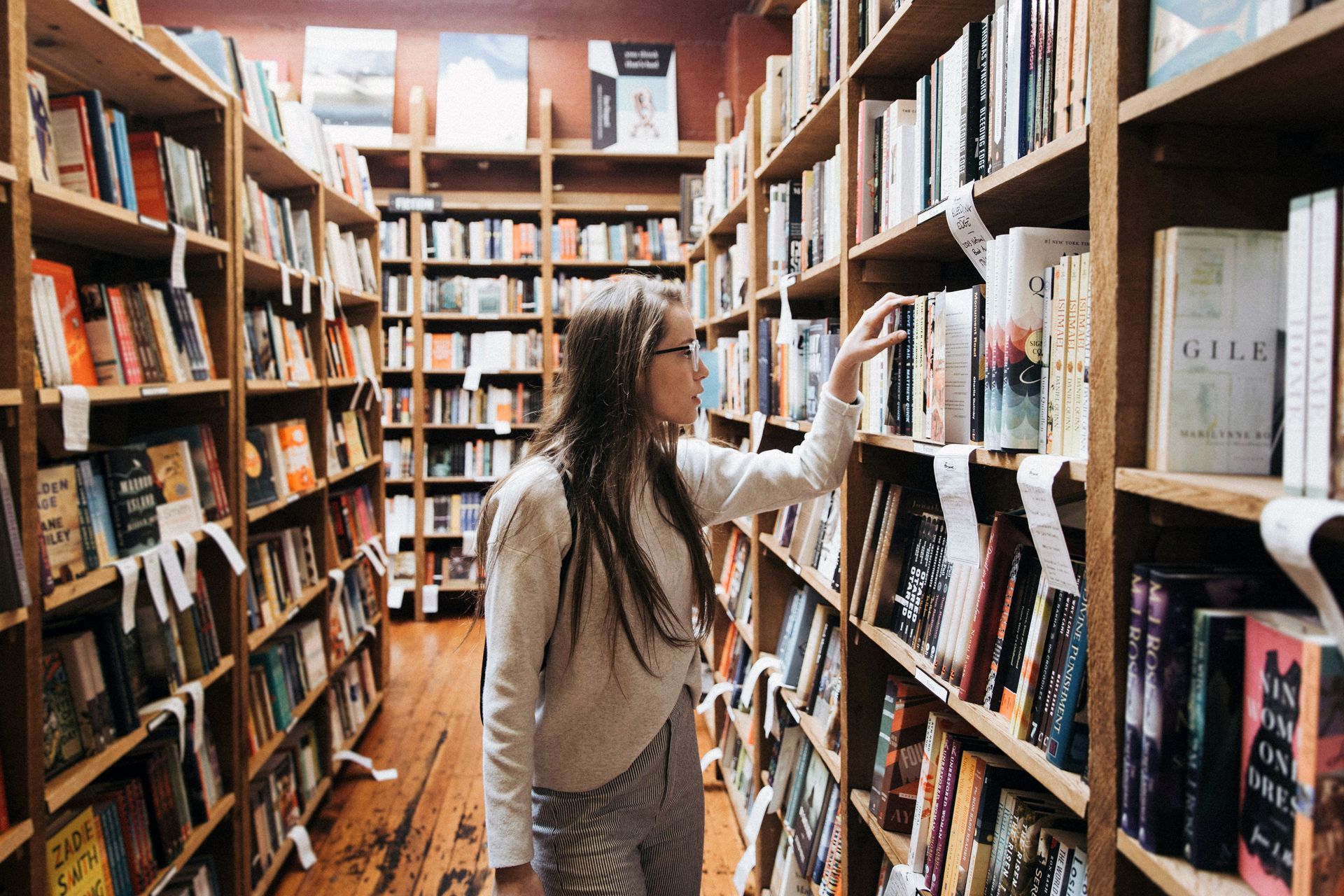Shopping In A Bookstore