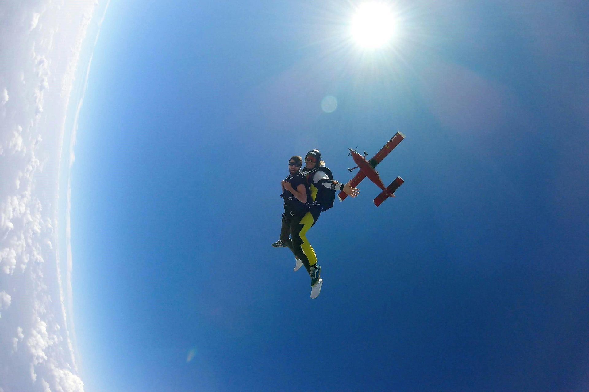 Skydiving Over North Shore
