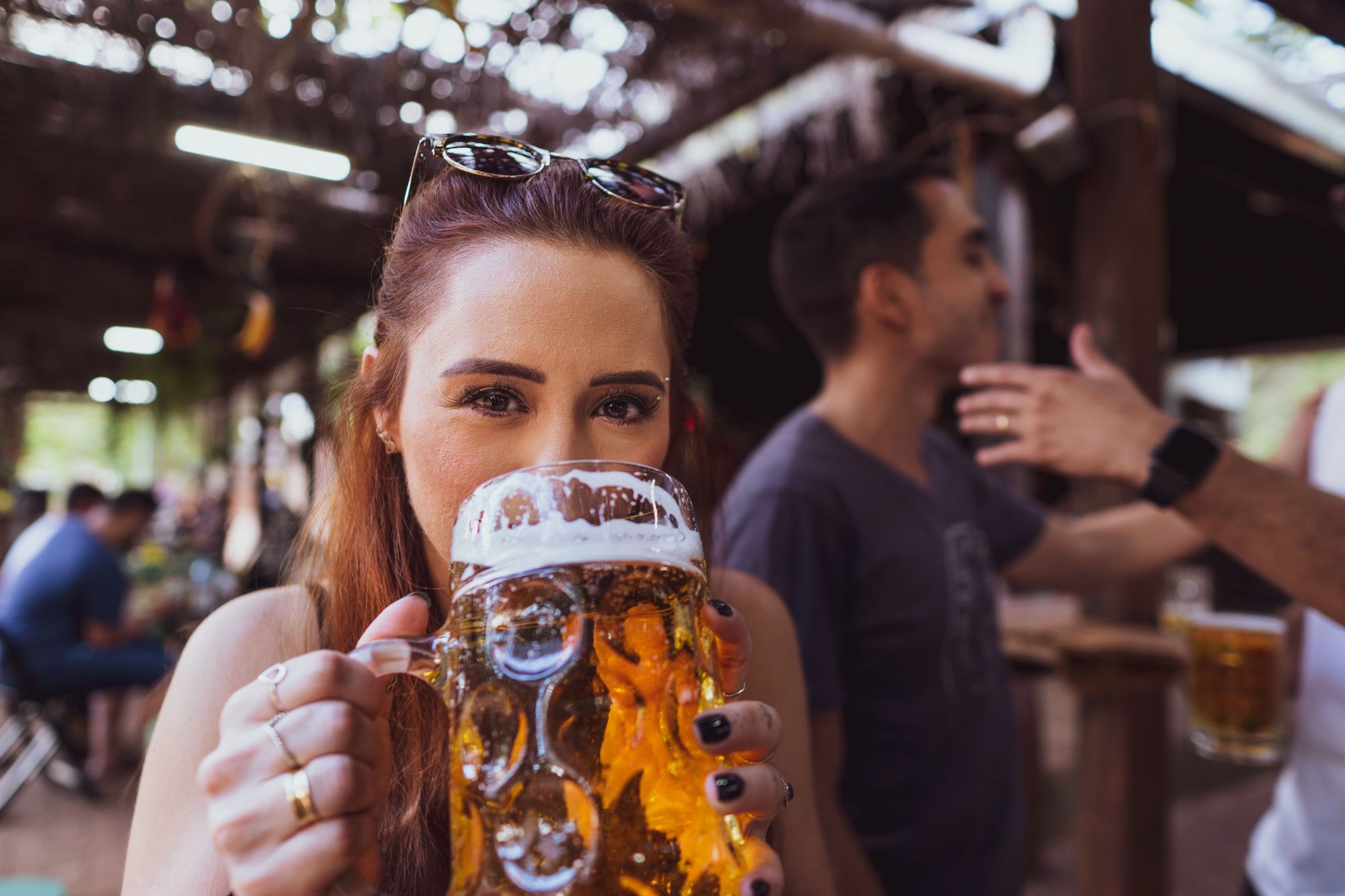 Drink Special Glass Bottles At Busch Gardens’ Bier Fest