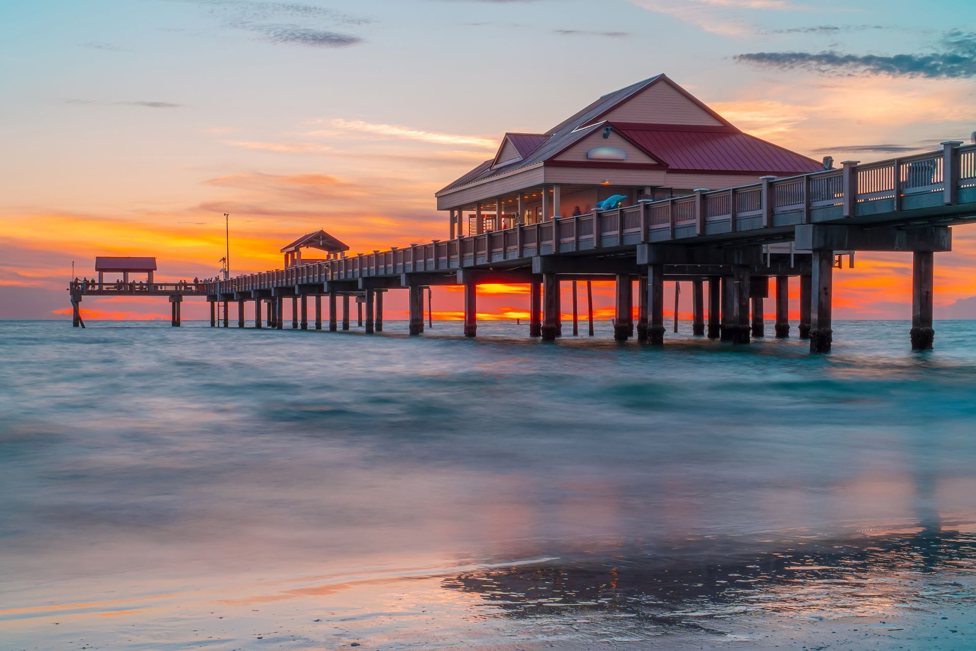 Sunset At Clearwater Beach