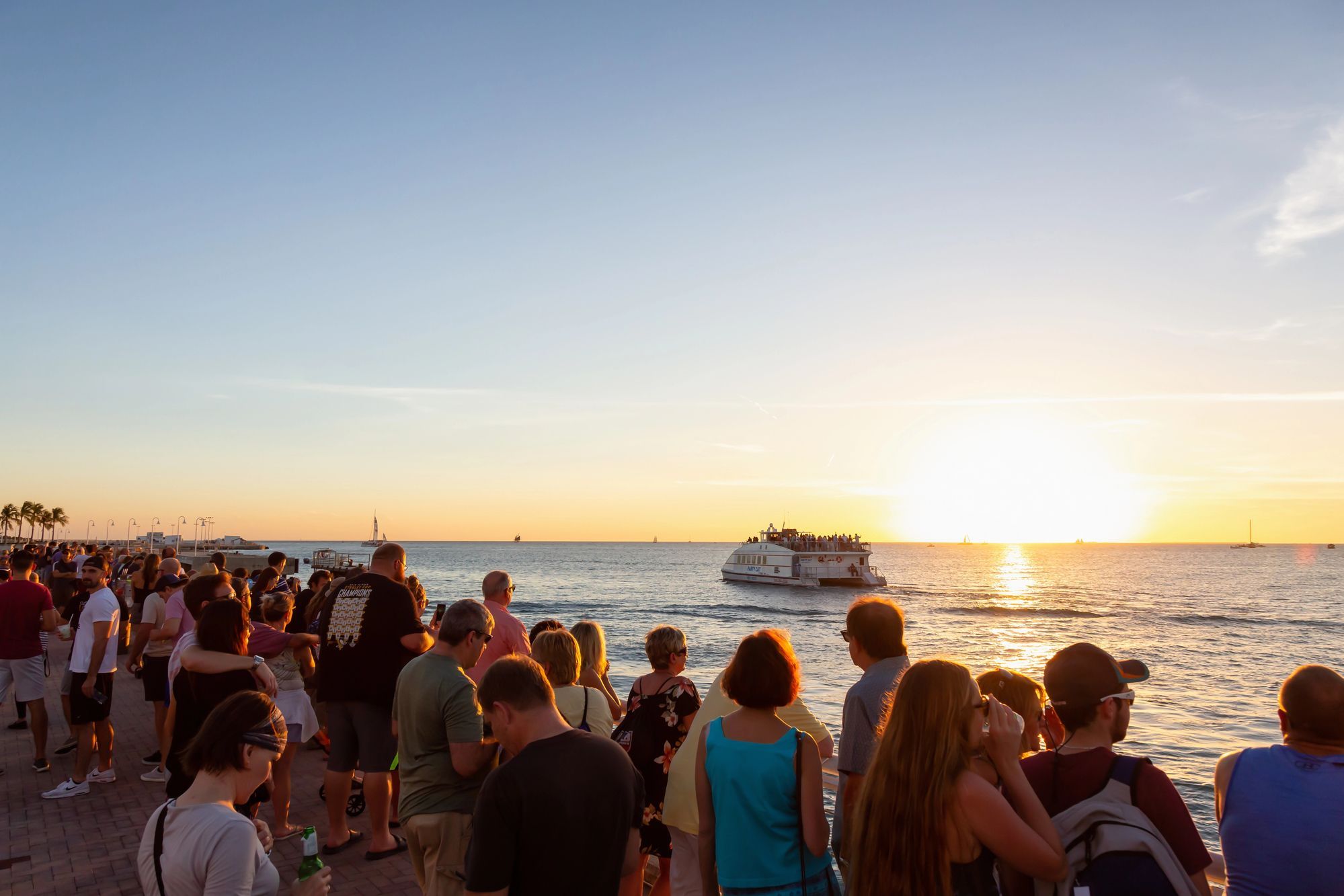 Sunset Celebration At Mallory Square