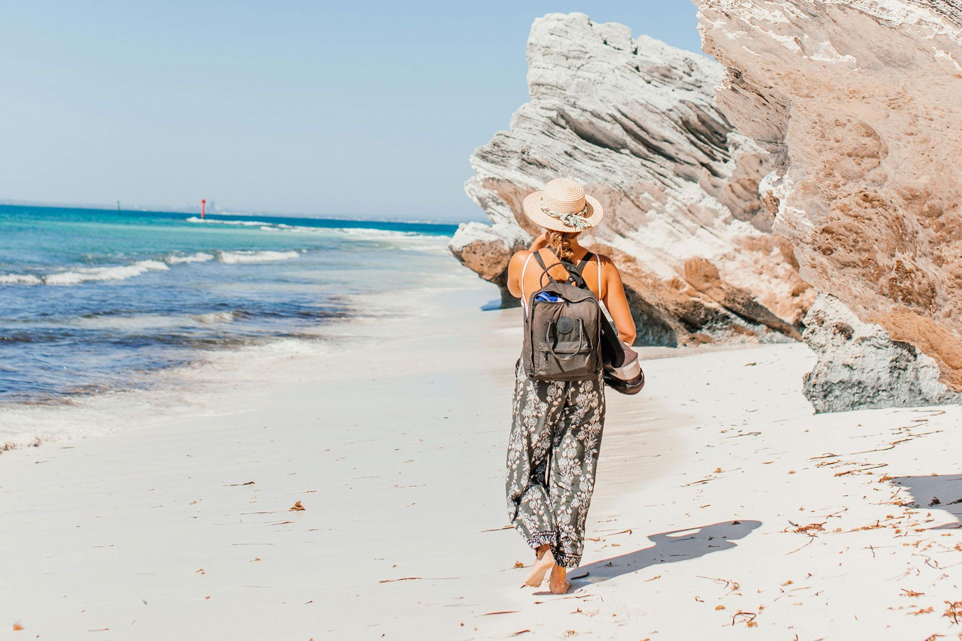 Tourist With Backpack