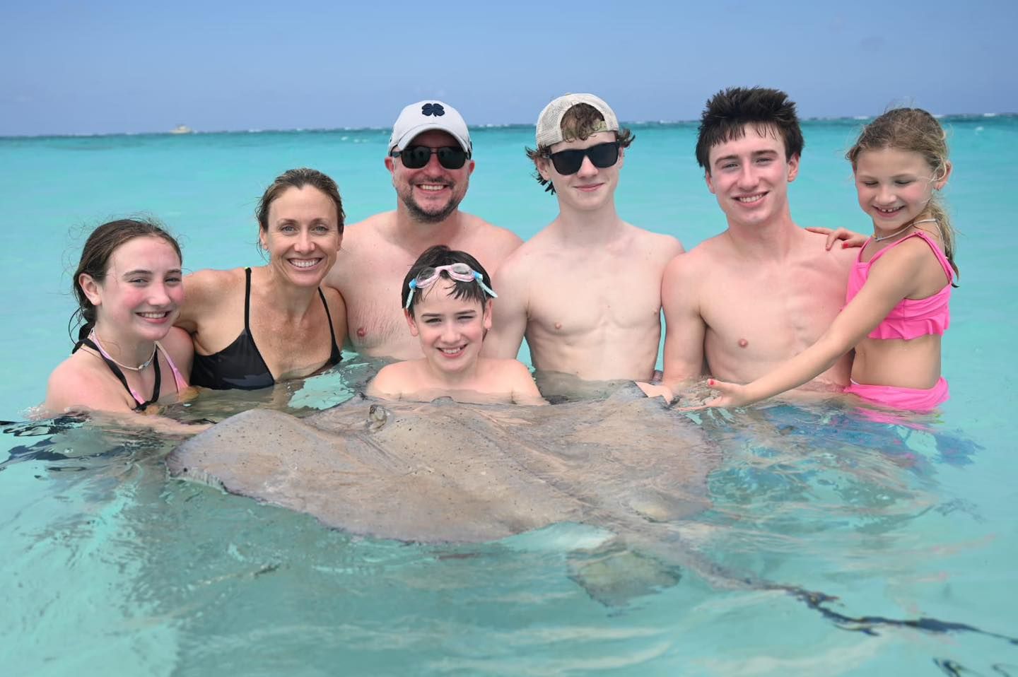 Family Stingray City Tour In Grand Cayman