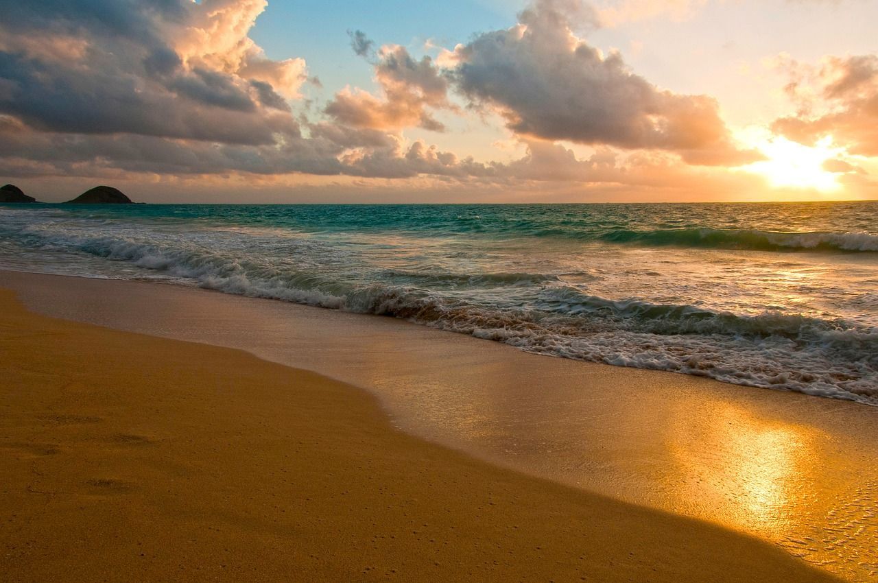 Sherwood Beach also known as Waimanalo Bay Park in Oahu, Hawaii