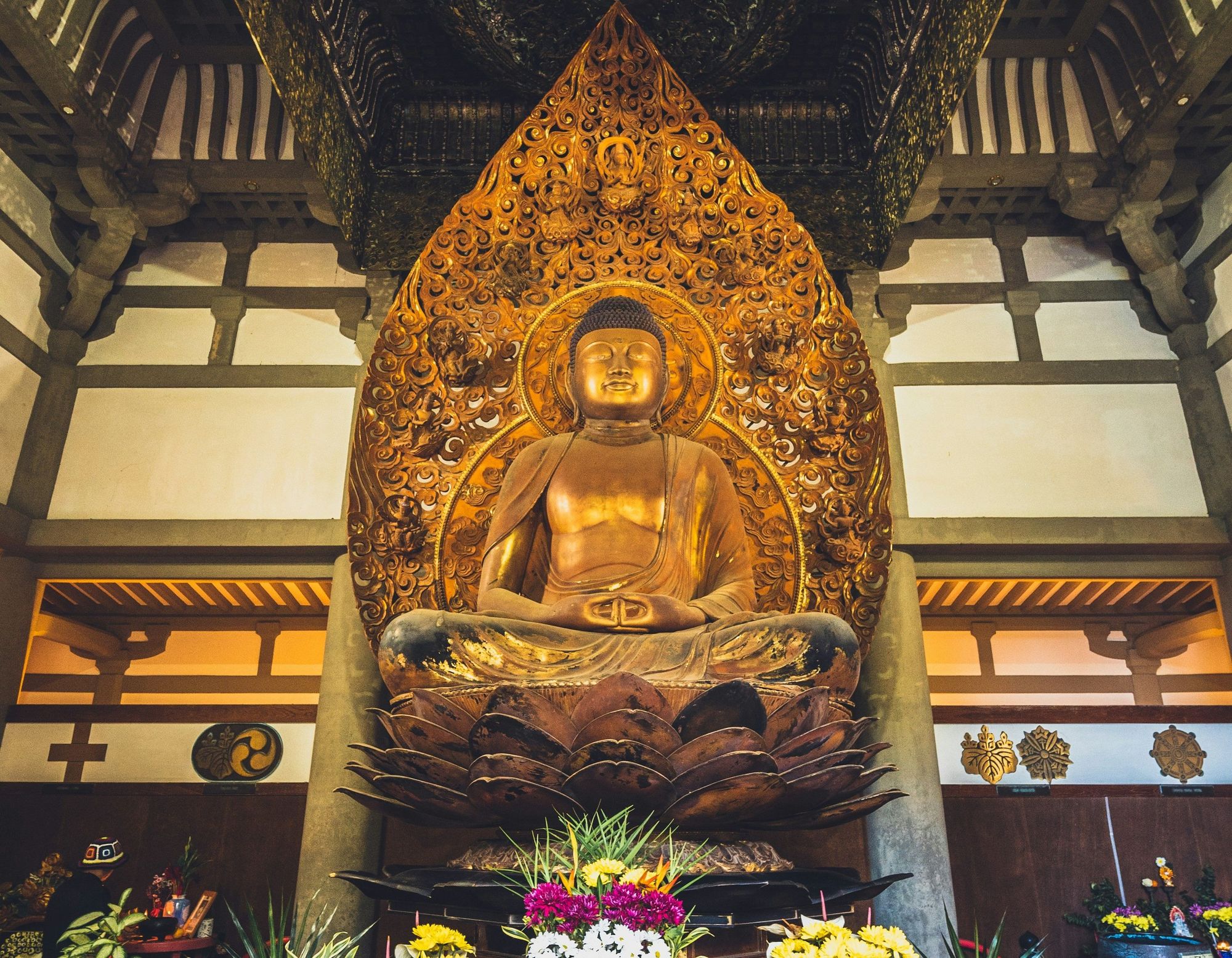 Lotus Buddha In Byodo-In Temple