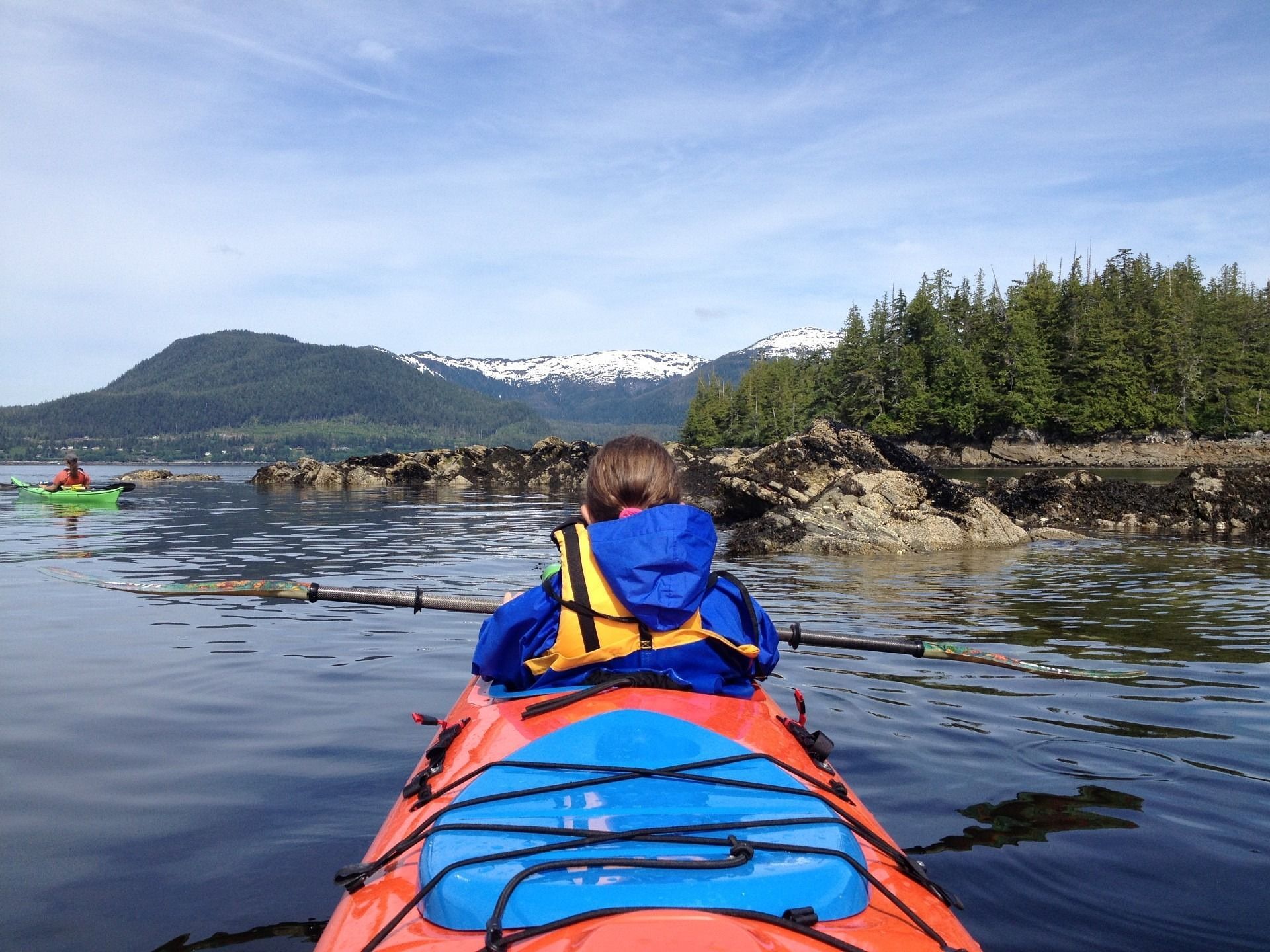 Kayaking On eagle River, Alaska