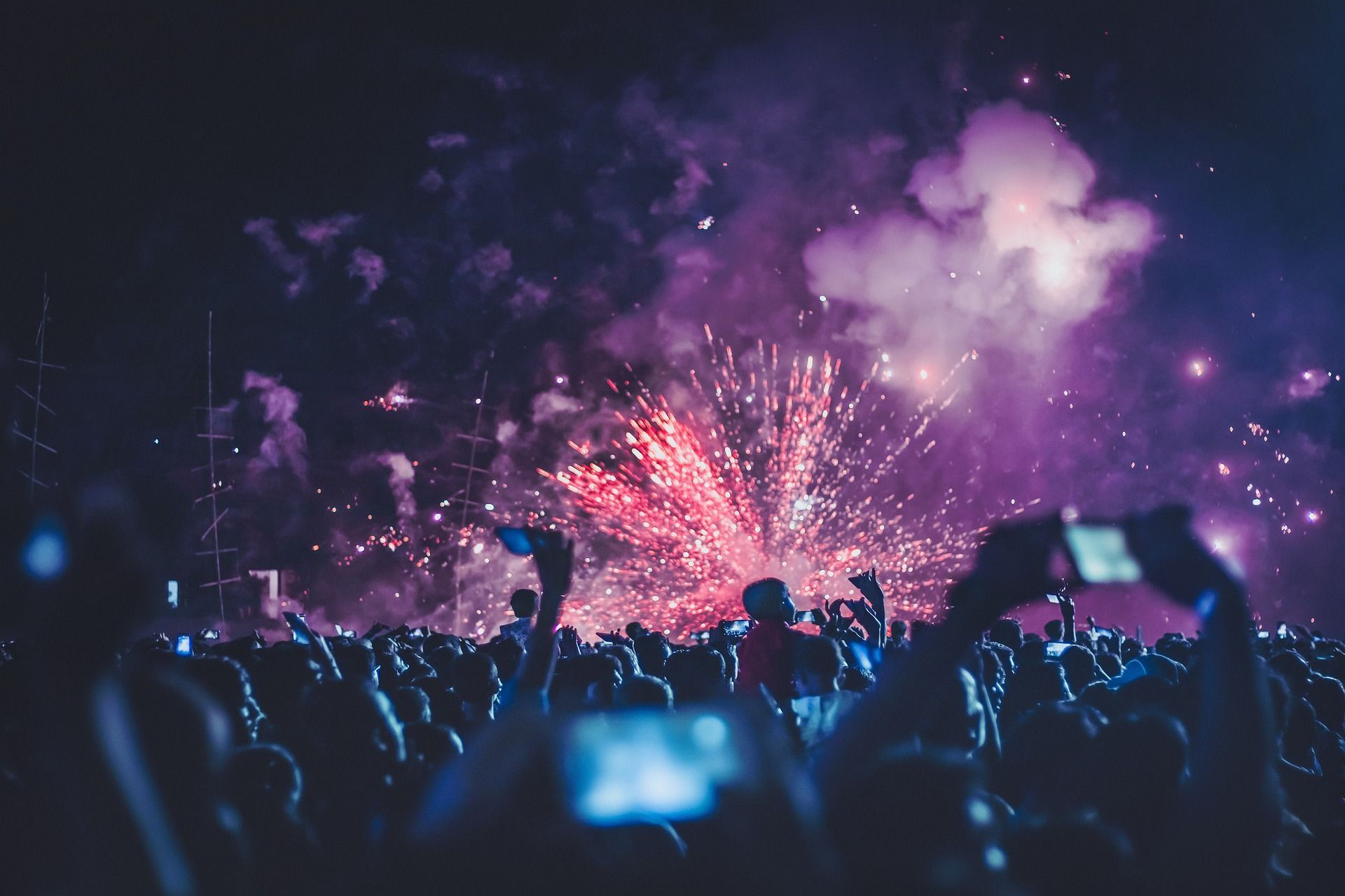 Fireworks Show In Hawaii