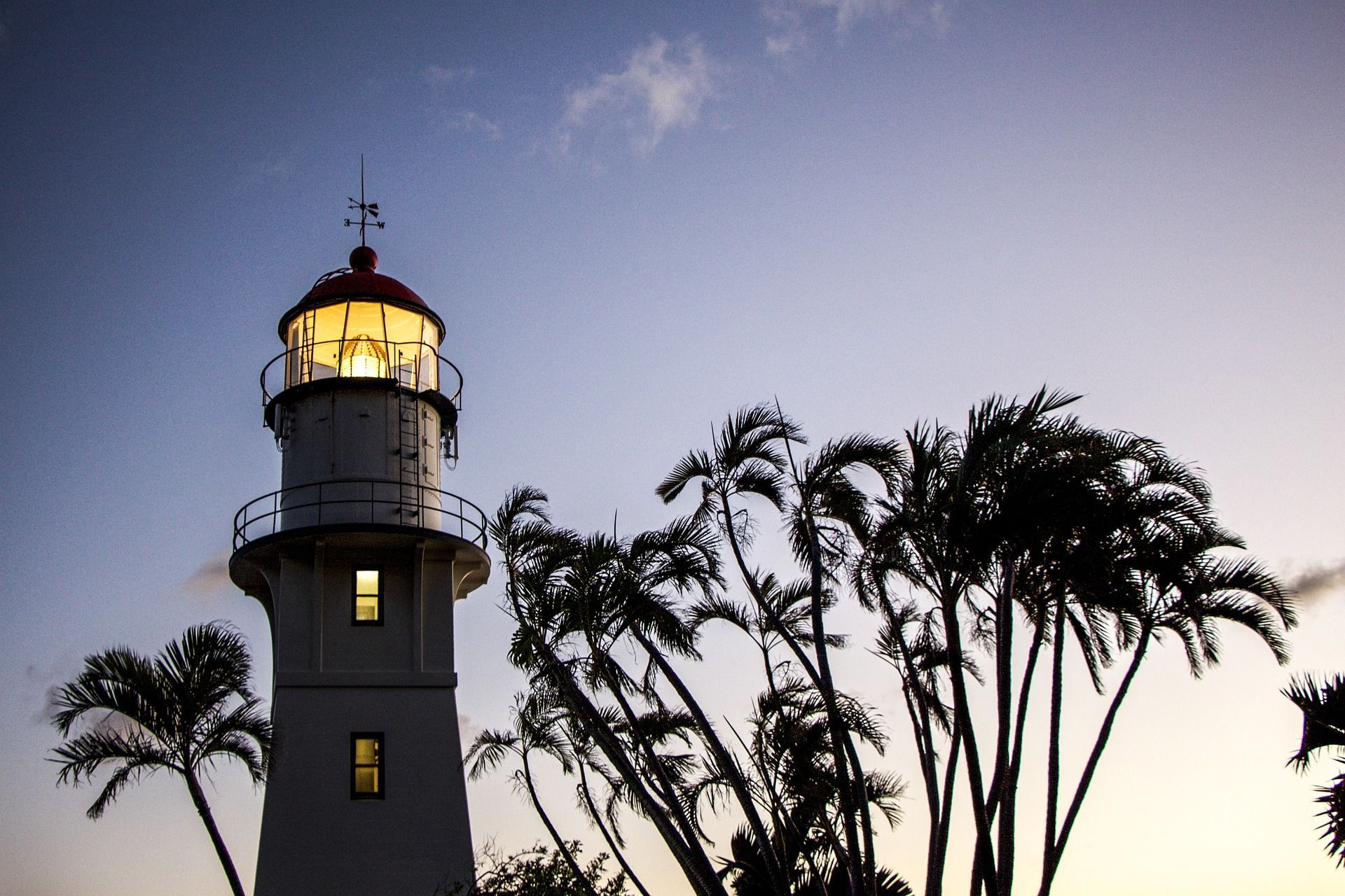 Lighthouse On Oahu