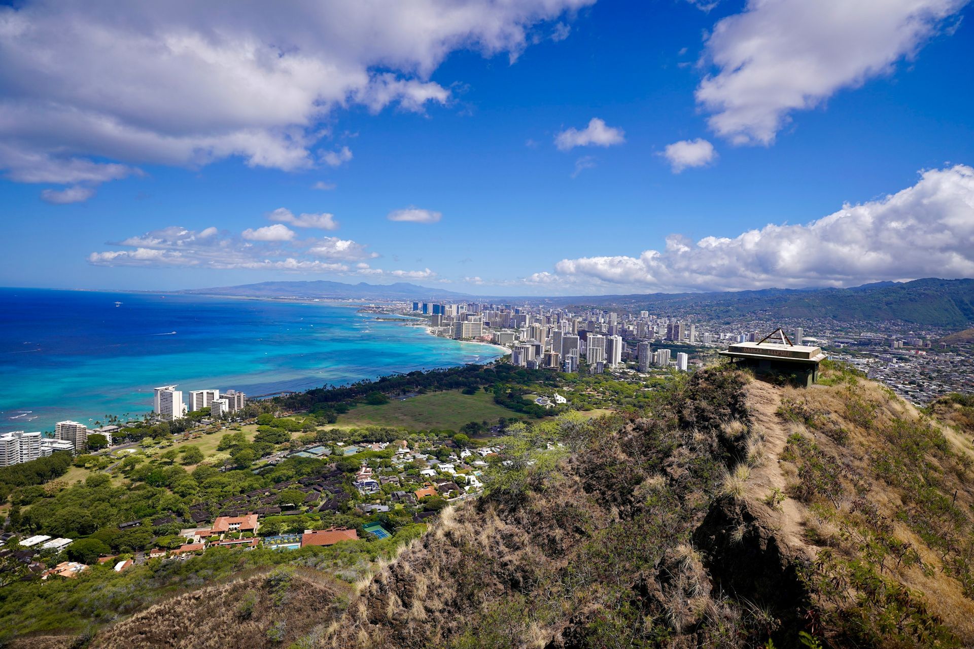 Hike Up The Slopes Of Diamond Head
