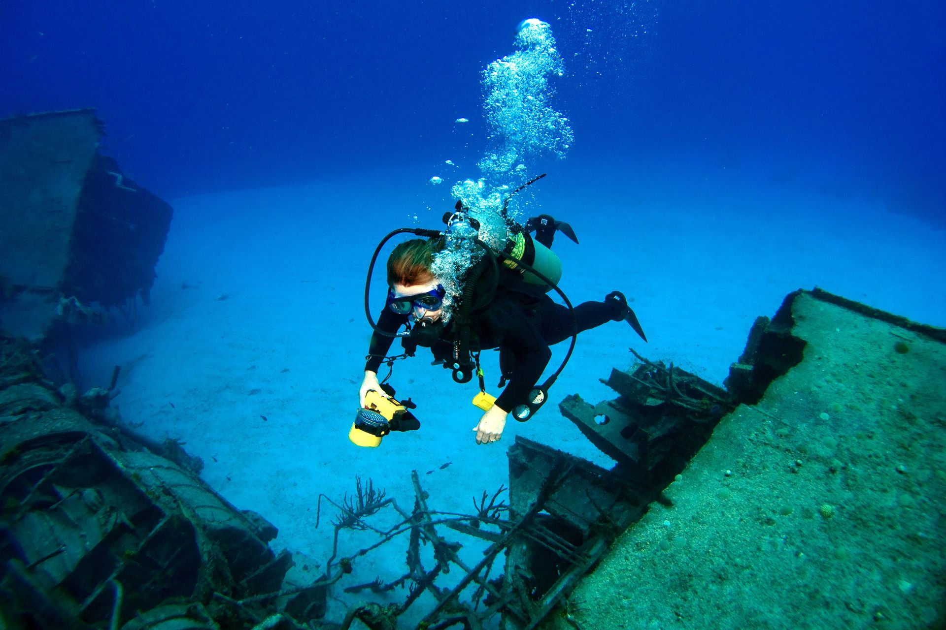 Cayman Islands Diving - Sunken Shipwreck