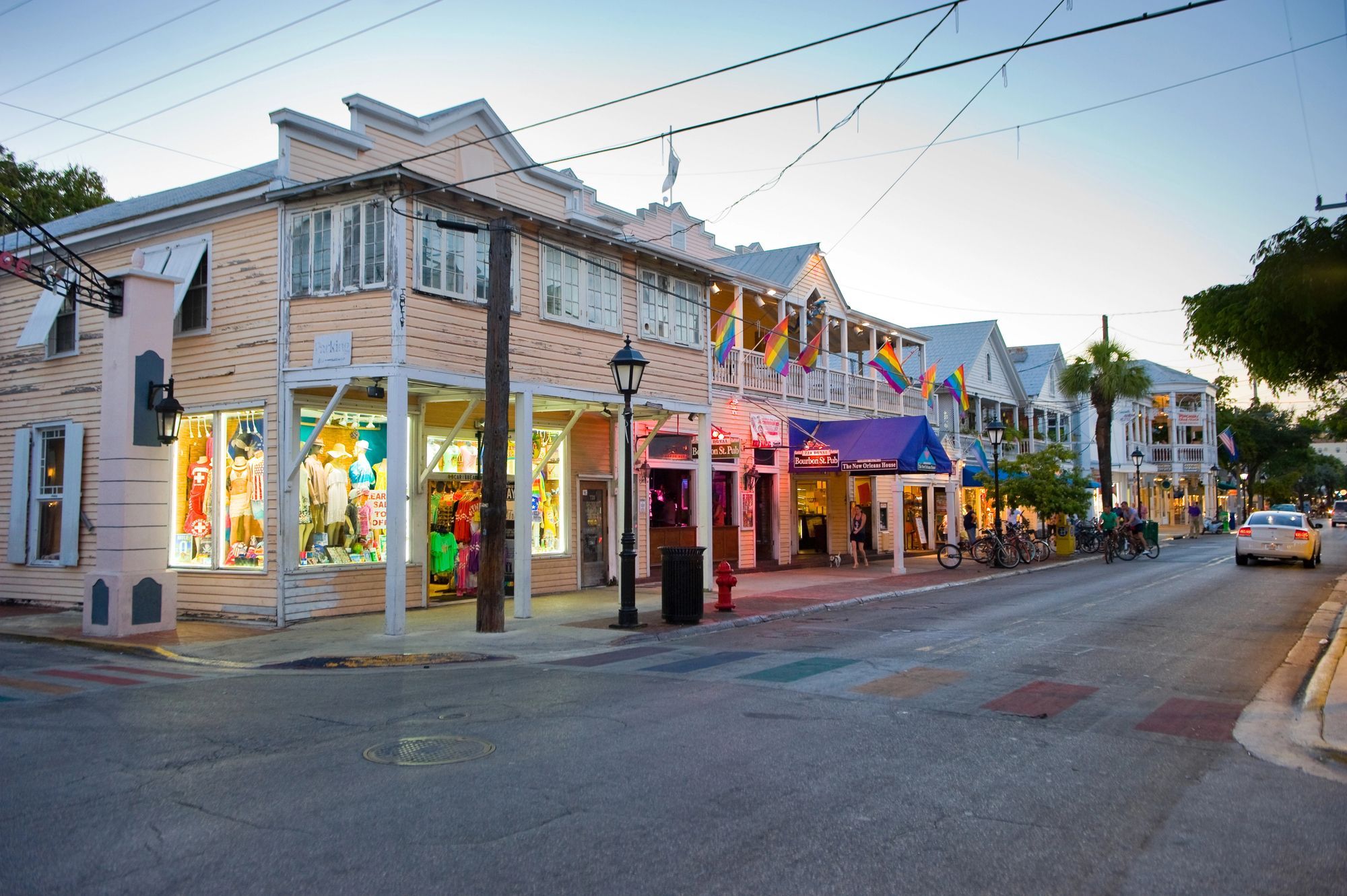 Countless Bars And Restaurants At Duval Street Key West