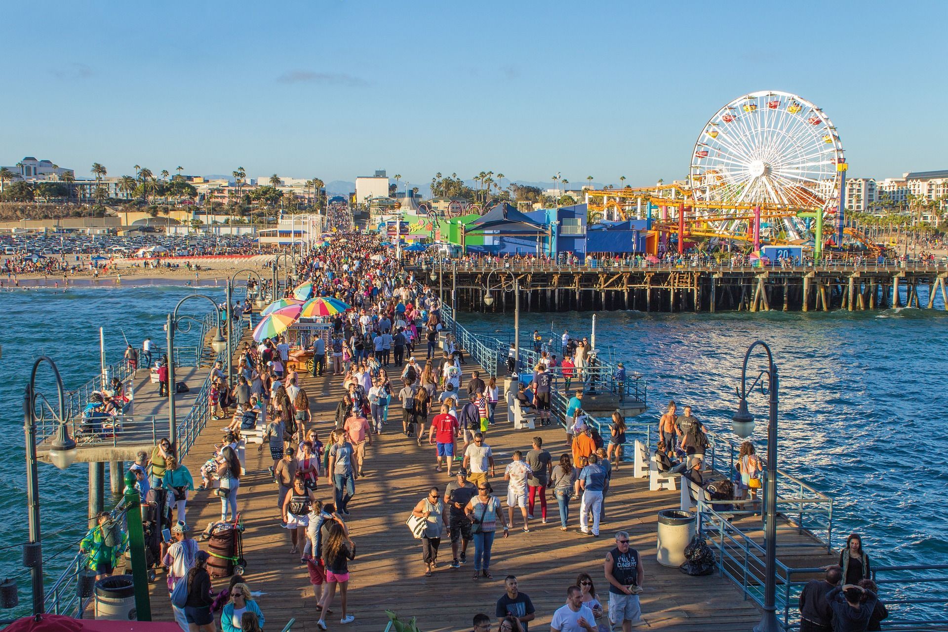 Get To Know Each Other While Strolling Along The Santa Monica Pier And Enjoy Ocean Views