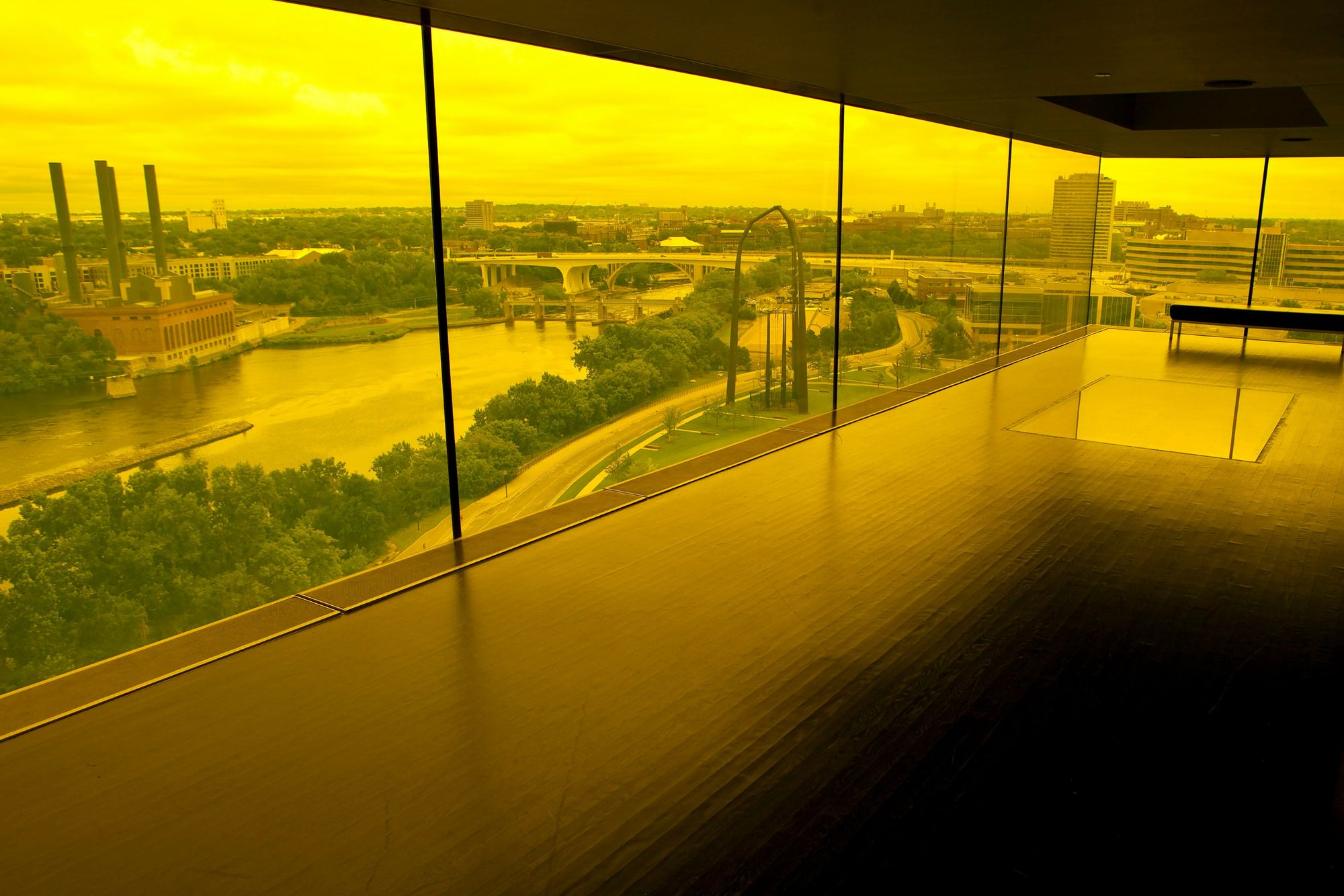 Overlooking Mississippi River At The Guthrie Theater