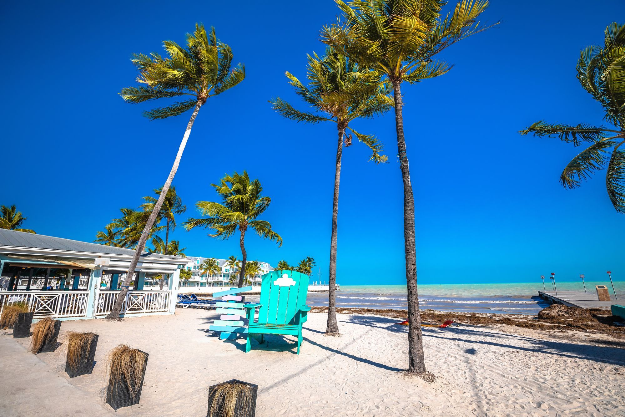 Southernmost Beach, Key West In Summer