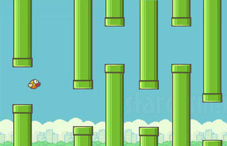 Flappy Bird with pipes