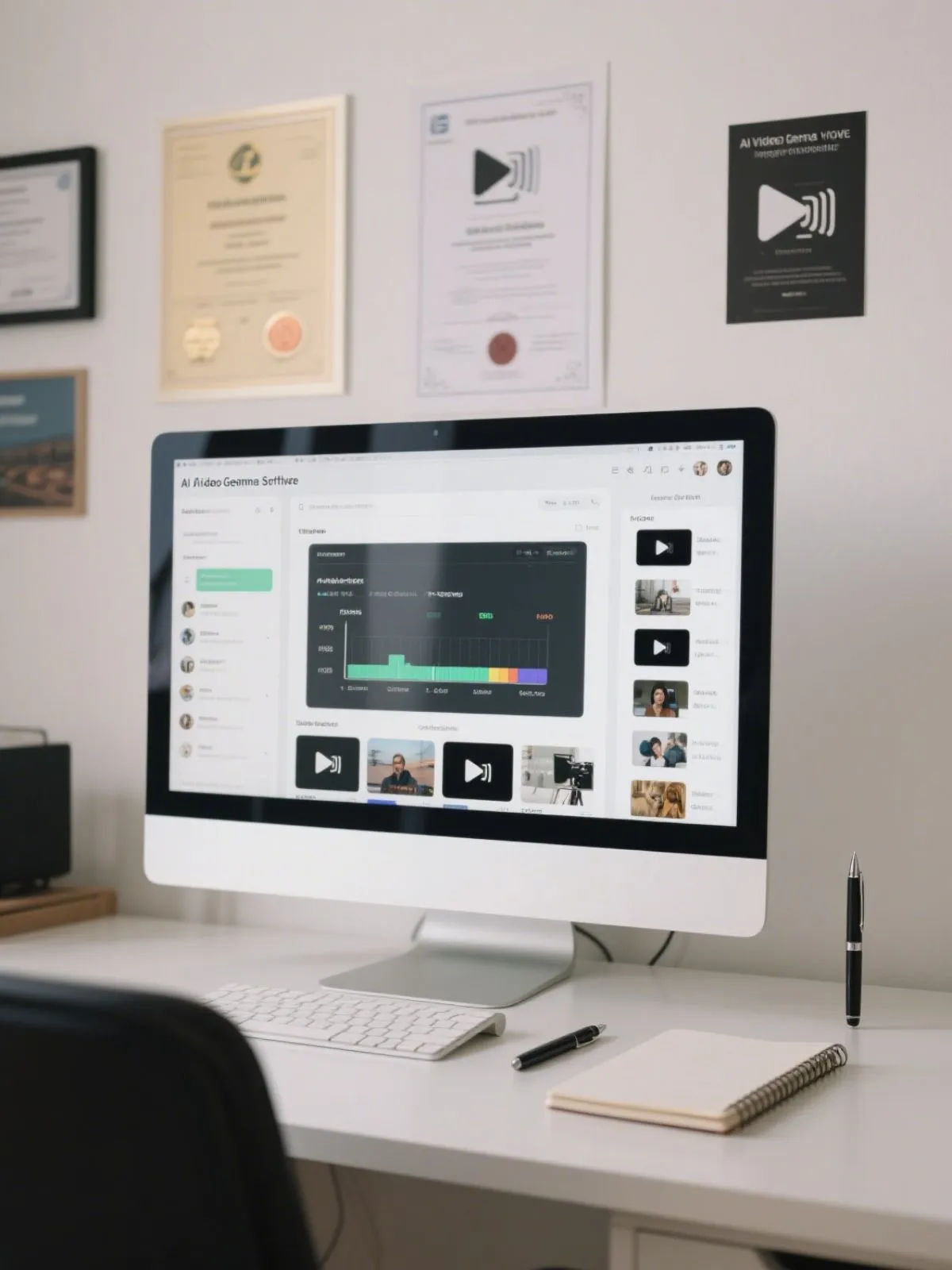 AI PromptScene Video Editor Interface