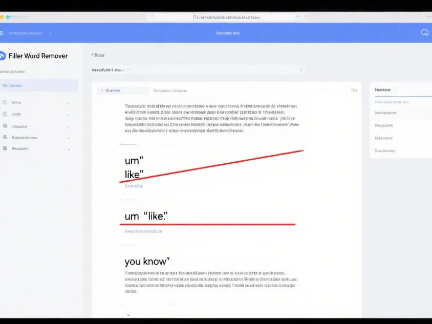 Filler Word Remover Tool