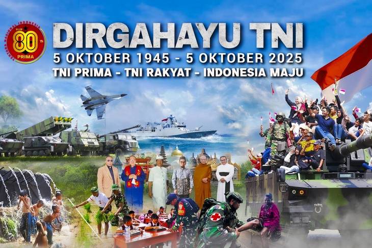 20+ Desain Poster Ucapan HUT ke-80 TNI Tahun 2025 yang Inspiratif dan Bisa Digunakan
