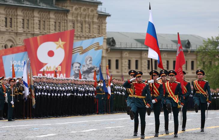 Gambar sampul 9 Mei di Rusia