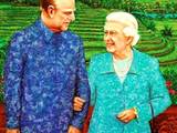 Gambar Sampul Batik Indonesia Untuk Ratu Kerajaan Inggris