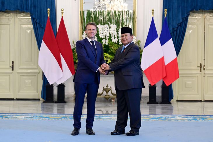 Fakta Unik Kunjungan Emmanuel Macron di Indonesia, Teken 21 Kerja Sama hingga Disopiri Prabowo