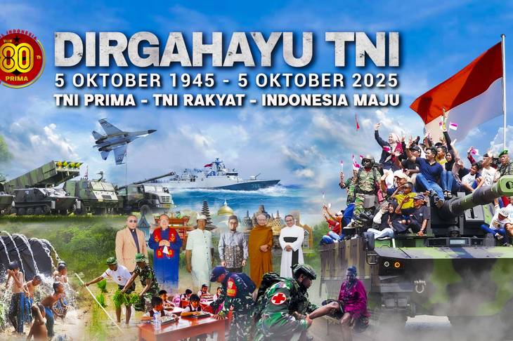 Logo dan Tema HUT ke-80 TNI Tahun 2025, Lengkap Info Acara Puncaknya