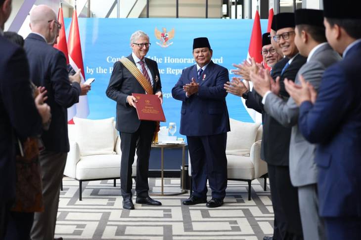 Mengenal Bintang Jasa Utama yang Diberikan Prabowo untuk Bill Gates