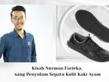 Gambar Sampul Nurman Farieka, sang Penyulam Sepatu Kulit Kaki Ayam