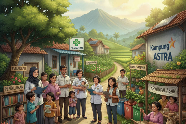 Penggerak Kampung Berseri Astra: Merajut Asa, Membangun Sejahtera
