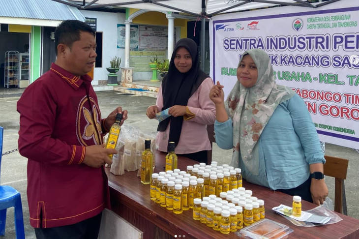 Program DSA Tabongo Timur, Gorontalo dalam Inovasi MInyak Kacang Sacha Inchi