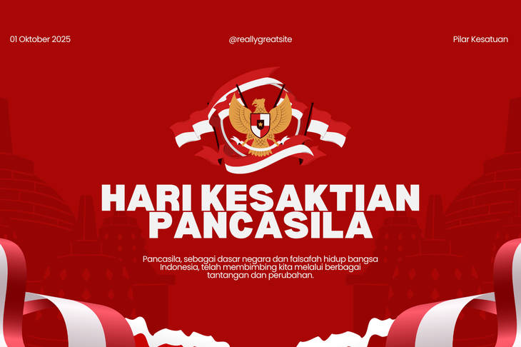 30 Contoh Quotes Bertema Pancasila untuk Hari Kesaktian Pancasila 1 Oktober 2025