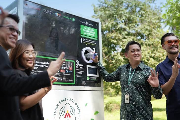 Reverse Vending Machine dari Plasticpay, Inovasi Tukar Limbah Menjadi Rupiah demi Berkelanjutan