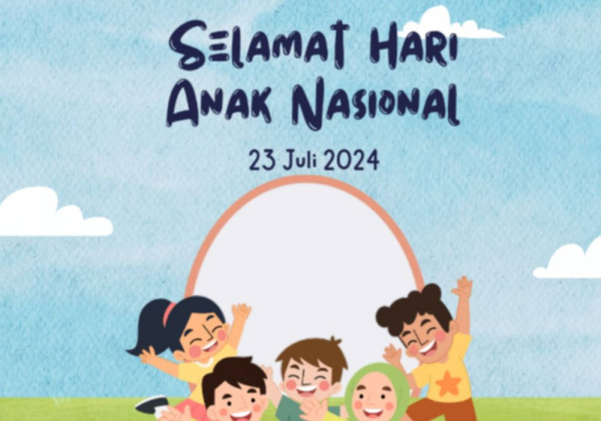 25  Gambar Twibbon Hari Anak Nasional 2024 Gratis, Pakai pada 23 Juli