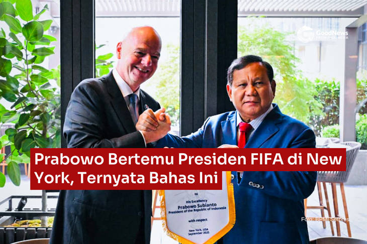 Prabowo Bertemu Presiden FIFA di New York, Ternyata Bahas Ini