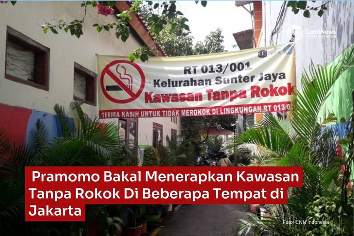 Pramono Bakal Menerapkan Kawasan Tanpa Rokok Di Beberapa Tempat di Jakarta