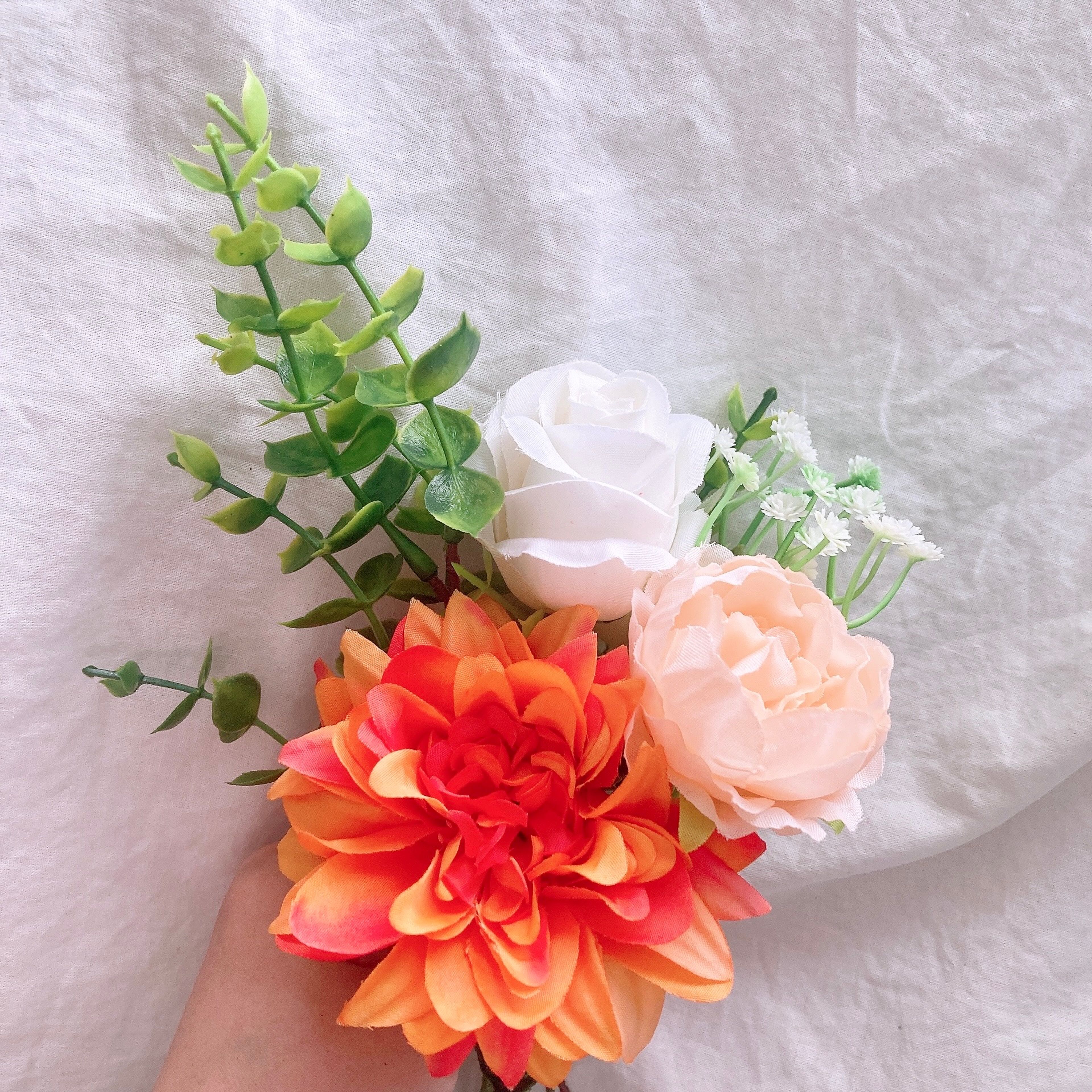 お花4 オレンジ系