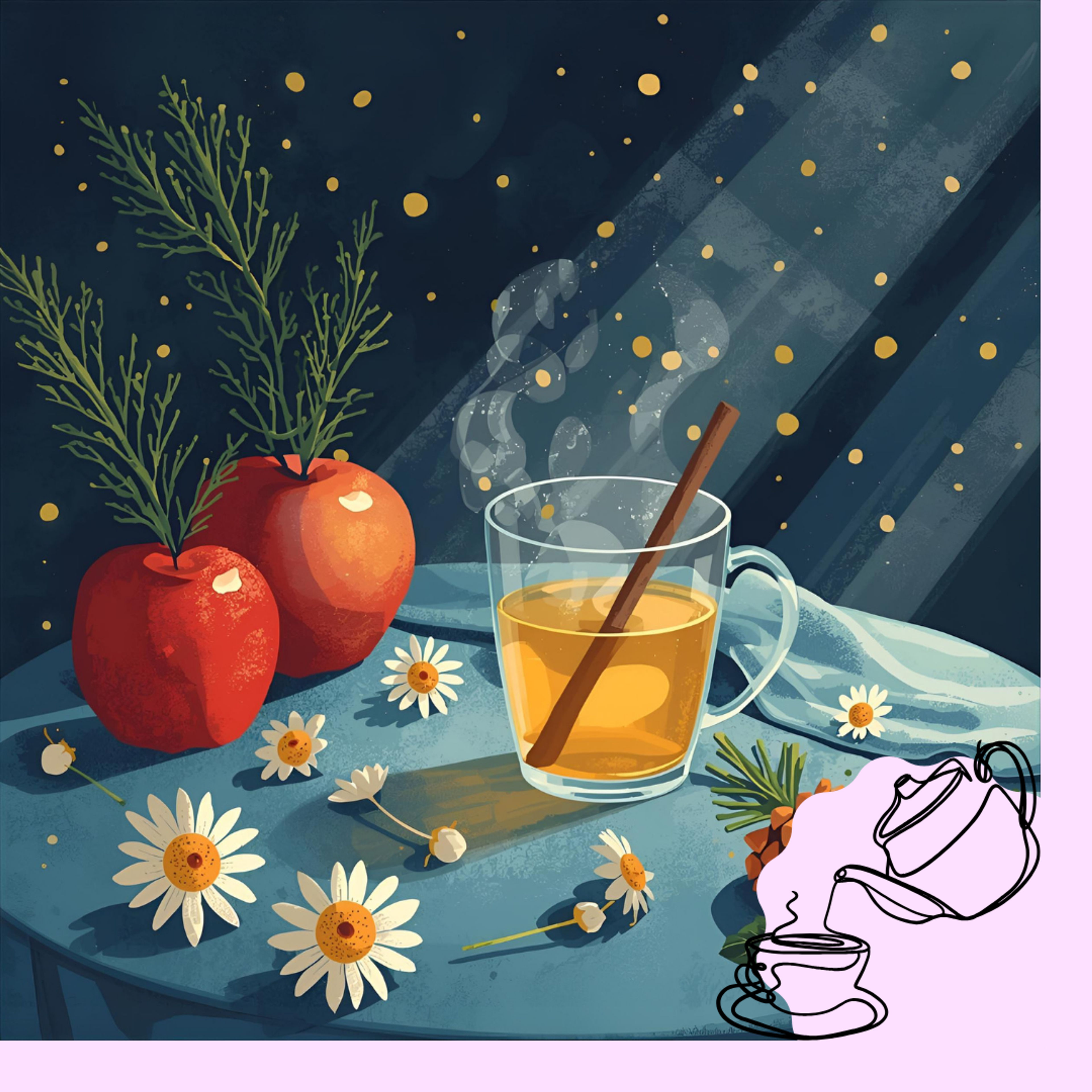 【紅茶】アップルカモミールティー/seasonal tea