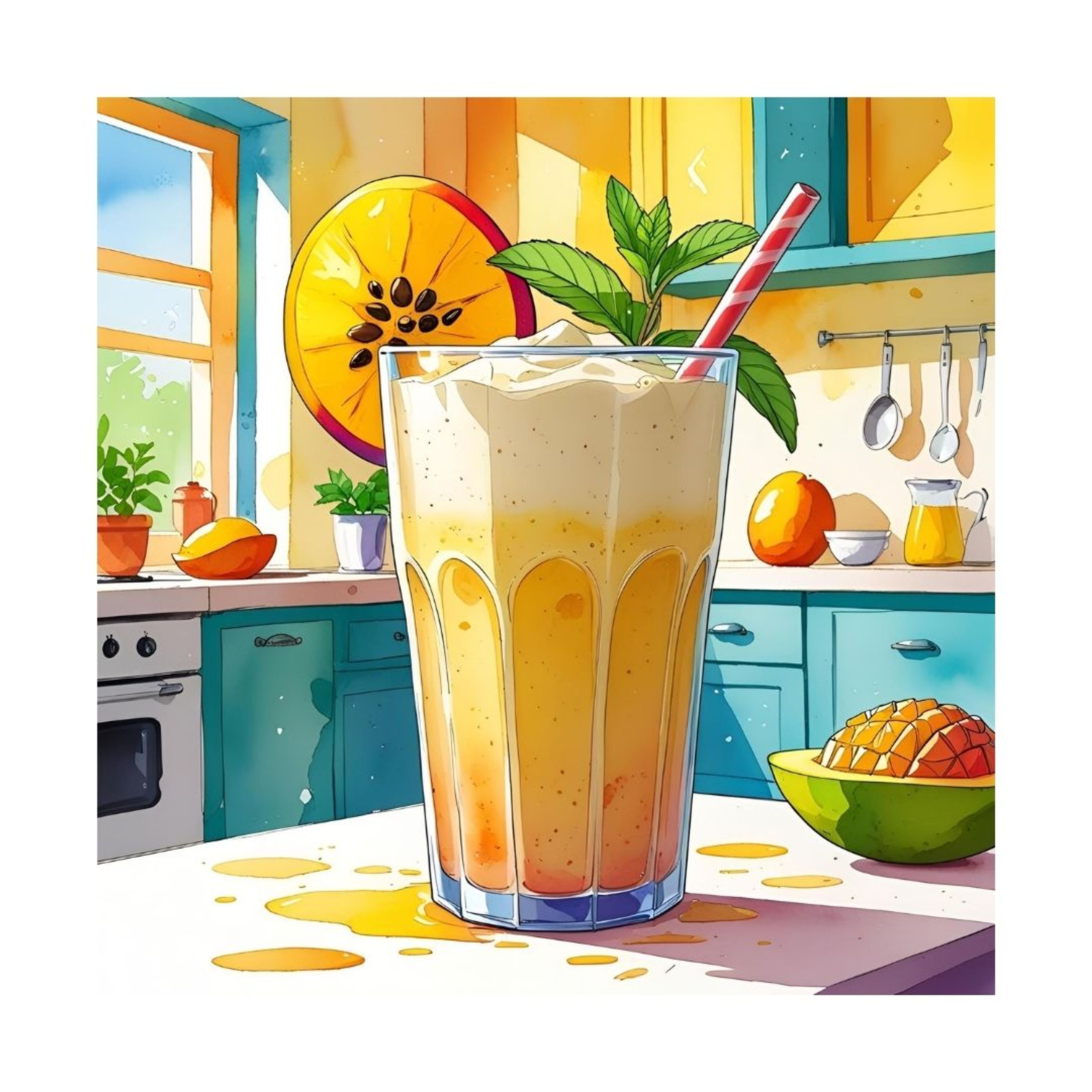 マンゴーラッシー風 /Mango Lassi Style