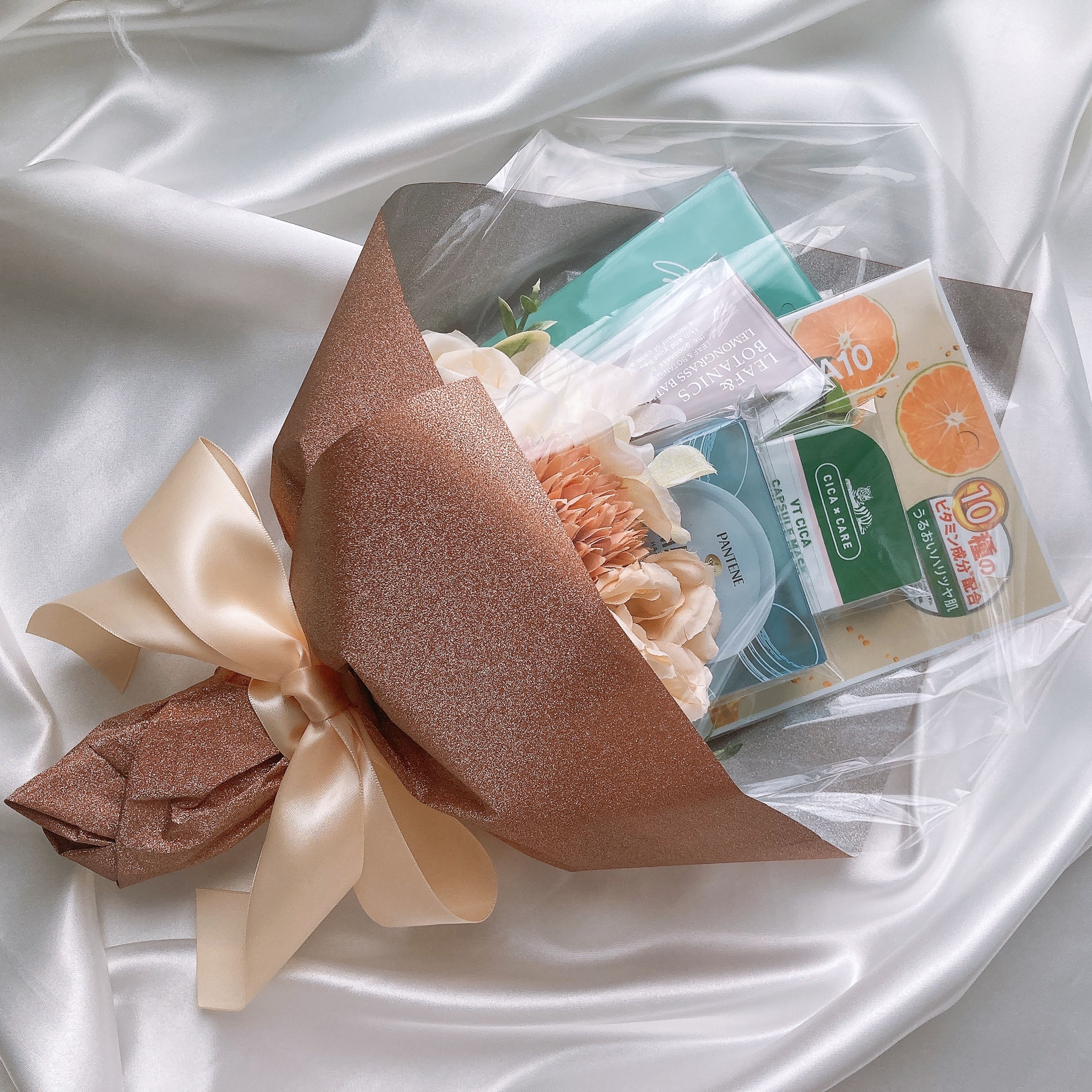 4400円ブーケ 過去作一例・サイズ感・ラッピングイメージ ※基本ラッピングはお任せとなります