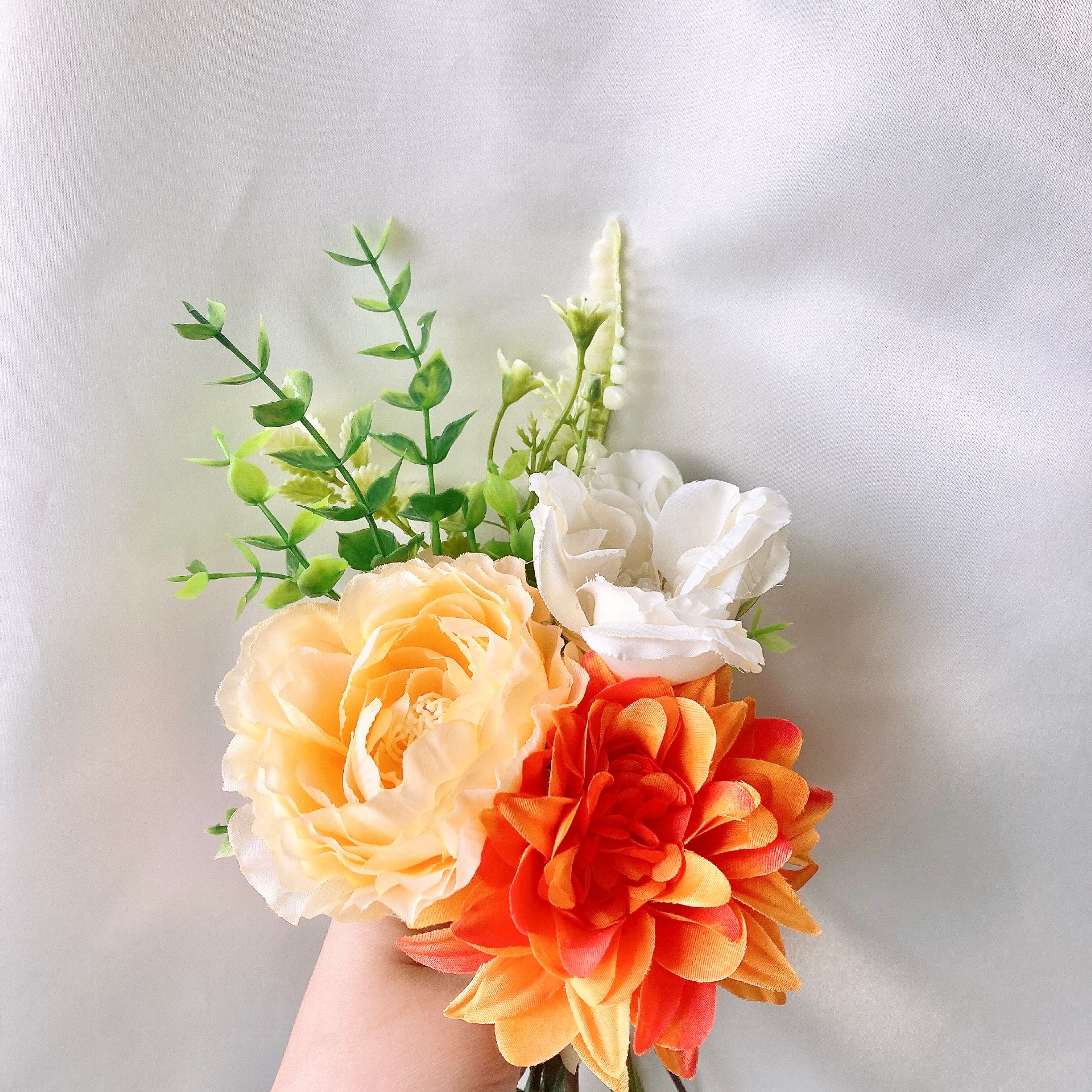 お花11 MIX オレンジ×イエロー系