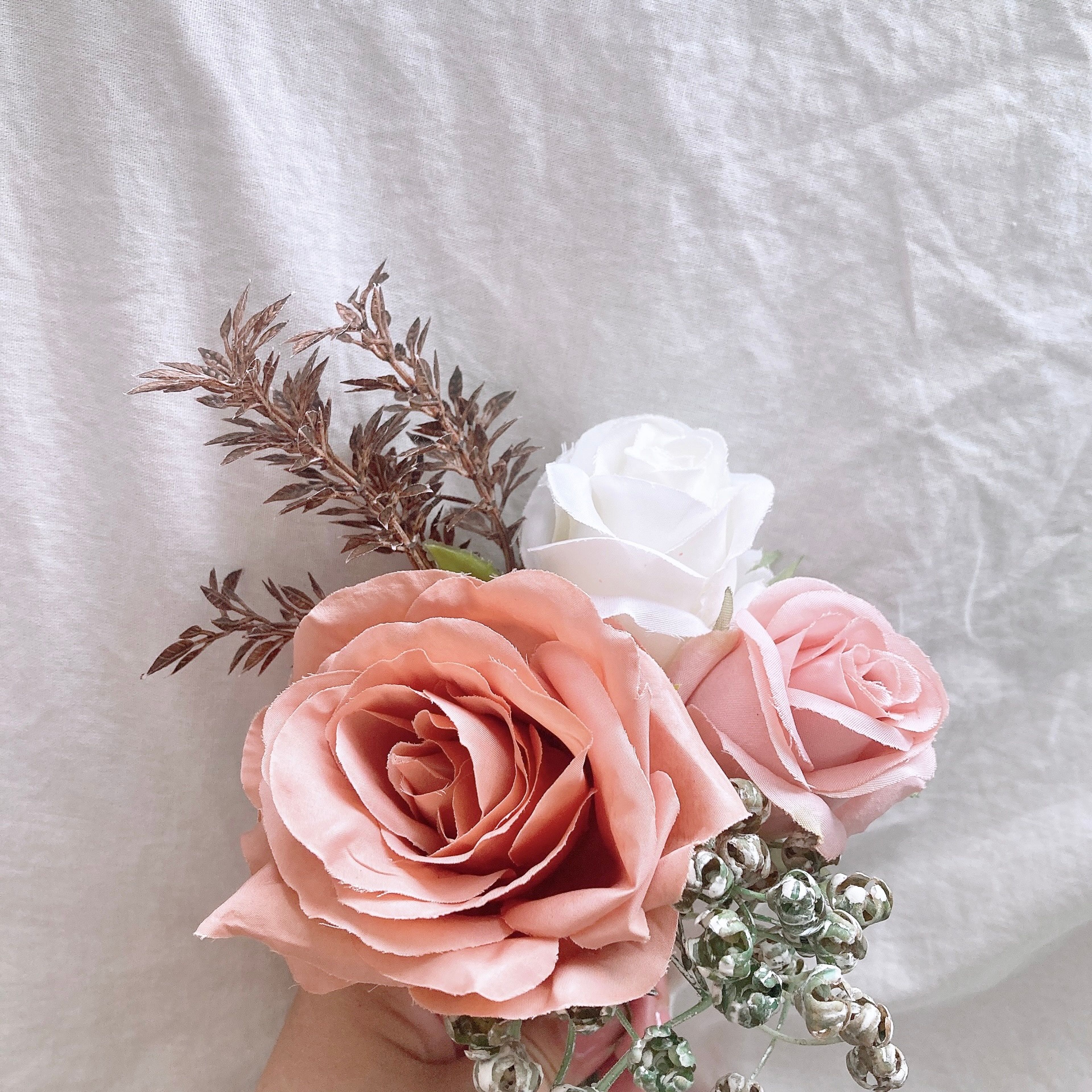 お花3 くすみピンク系