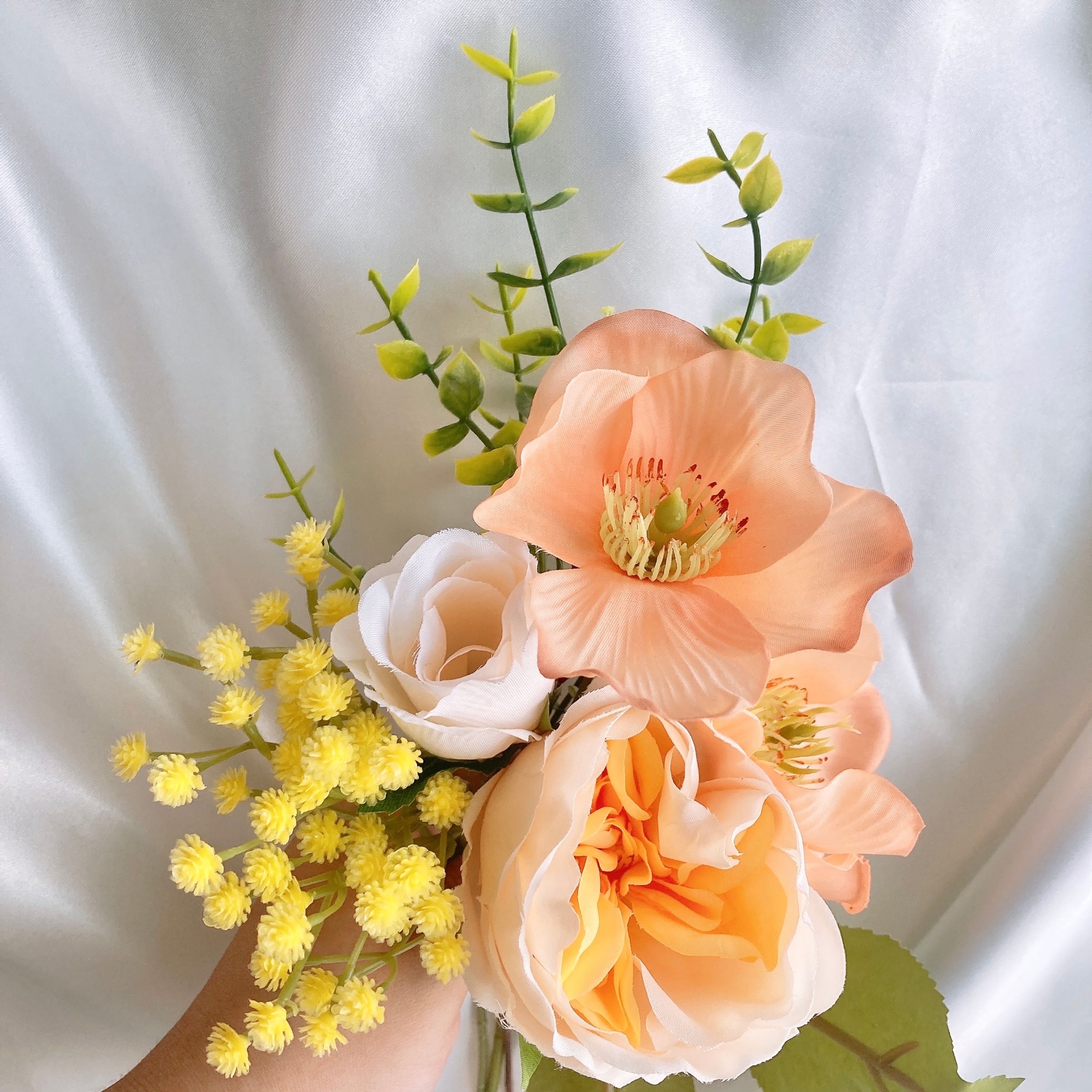 お花30 【限定】オレンジ×イエロー×ベージュオレンジ