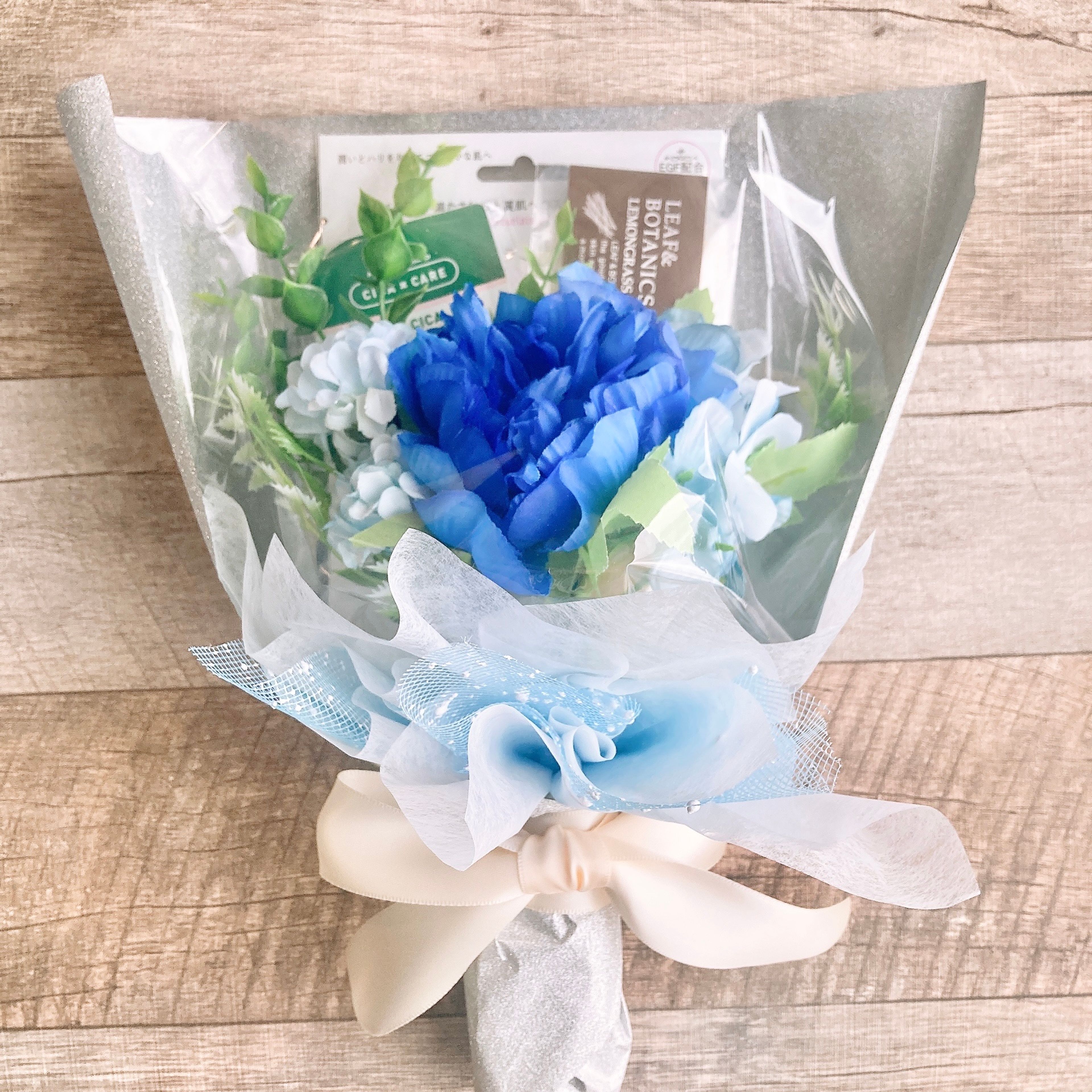 3300円ブーケ 過去作一例・サイズ感・ラッピングイメージ ※基本ラッピングはお任せとなります