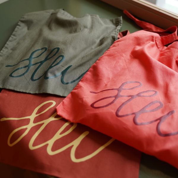 sew lettering トートバッグ