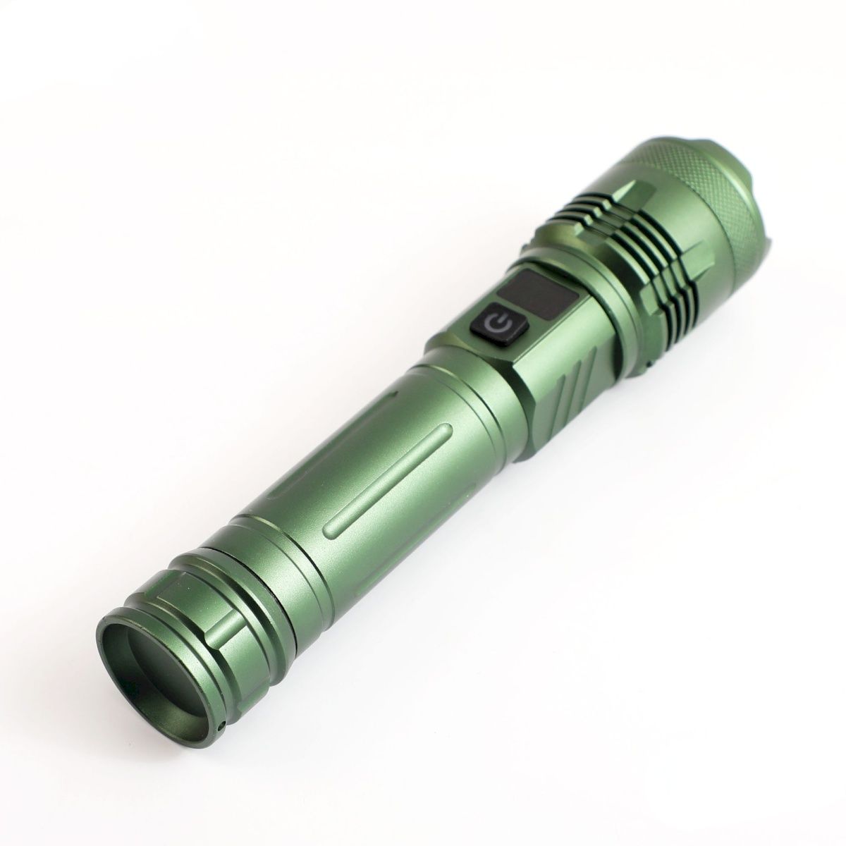 M236 (RECHARGEABLE LED METAL TORCH) Zoomable 150W With 3000mAh