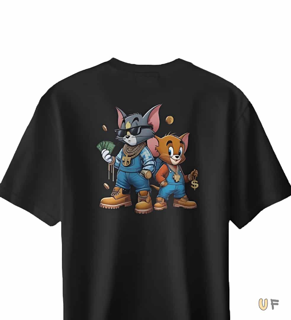 Gangstar Tom & Jerry Backprint T-Shirt