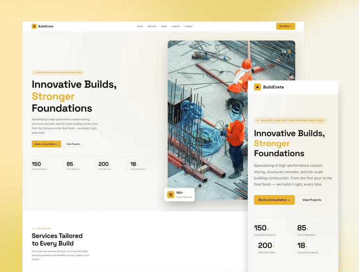 BuildCrete - Construction Company — image 1